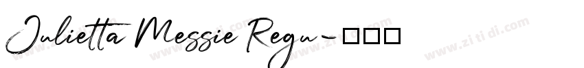 Julietta Messie Regu字体转换